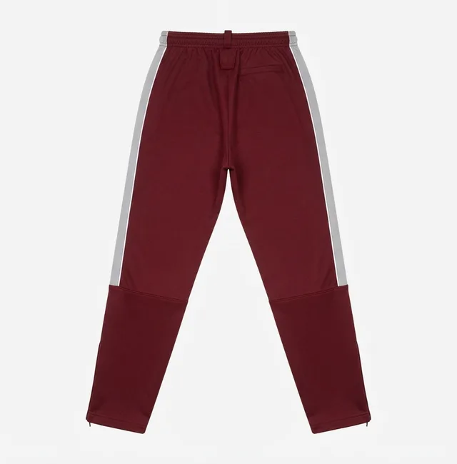 Maroon & Light Grey Casual Trousers, view 2