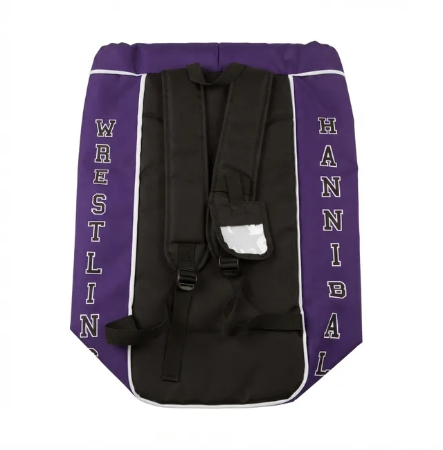 Black & Purple Sports Bag, view 2