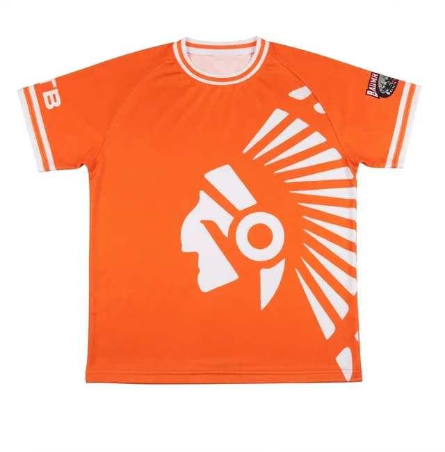 Orange & White Custom T-Shirt