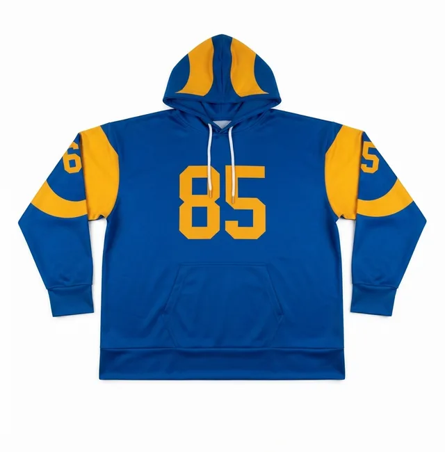 Blue & Gold Custom Hoodie