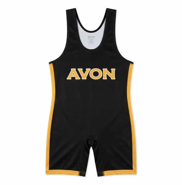 Black & Gold Wrestling Singlet, reference view
