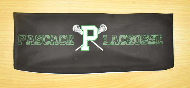 Black, Green & White Sports Headband, view 2