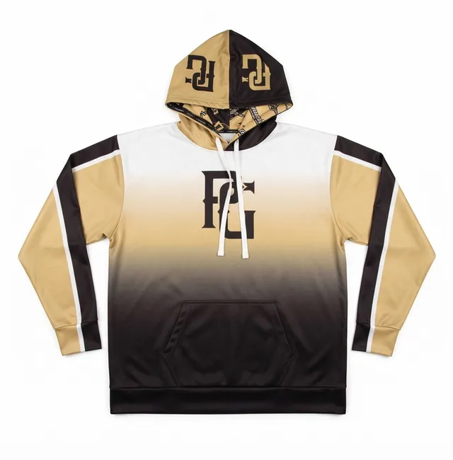 Gold & Black Custom Hoodie