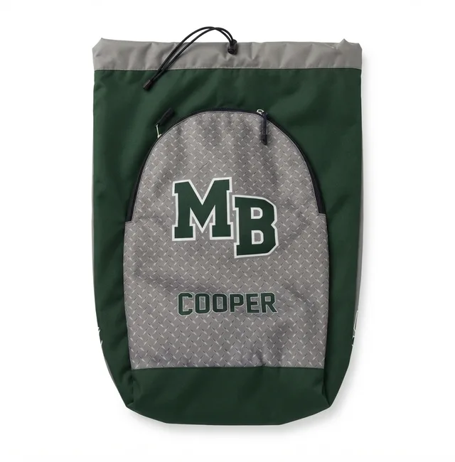 Green & Grey Sports Bag