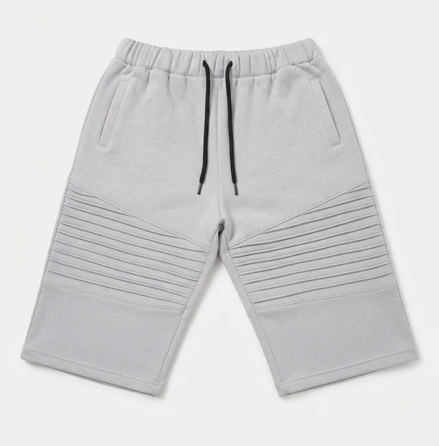 Light Grey & Black Casual Shorts, reference view
