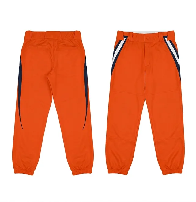 Orange, Black & White Baseball Pants, reference view