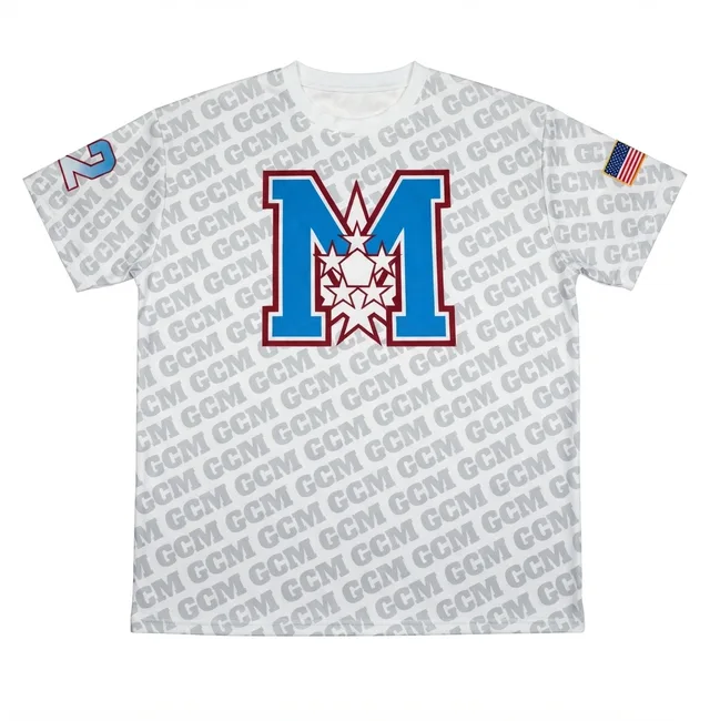 White & Grey Custom T-Shirt