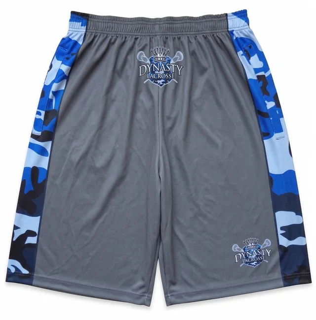 White & Blue Sleeveless Lacrosse Jersey, view 3