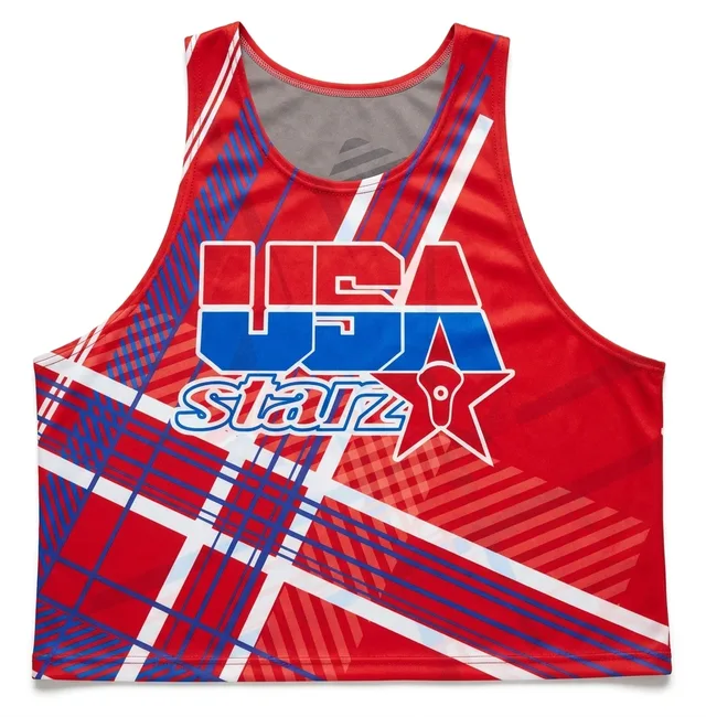 Red, White & Blue Lacrosse Jersey, view 3