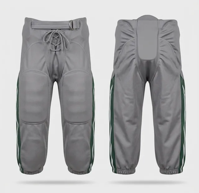 Green & Grey American Football Jersey, view 3