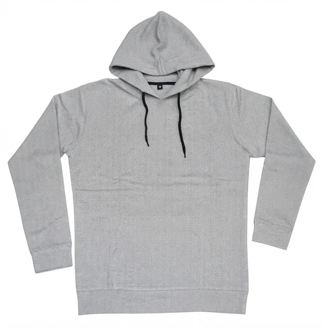 Light Grey Casual Hoodie, reference view