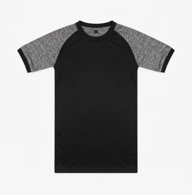 Black & Grey Casual T-Shirt, reference view