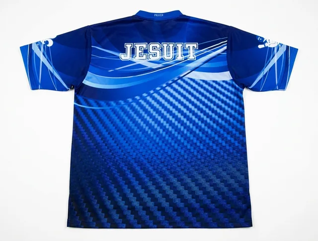 Blue Graphic Bowling Shirt, reference view