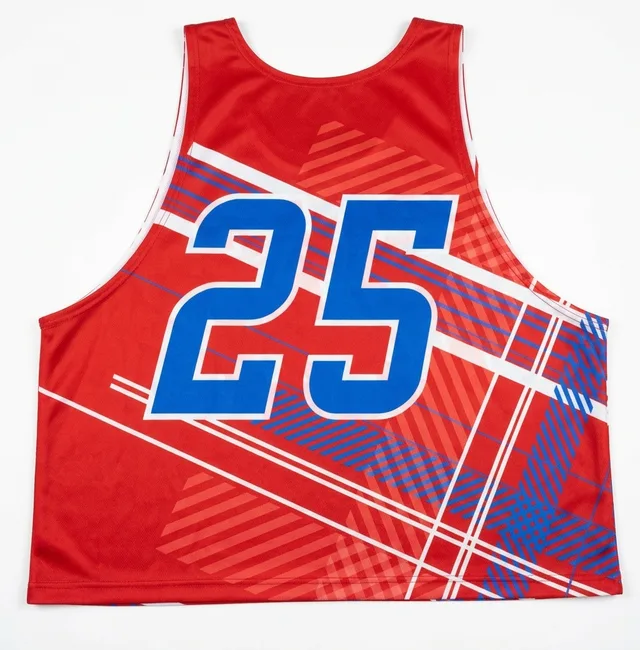 Red, White & Blue Lacrosse Jersey, reference view