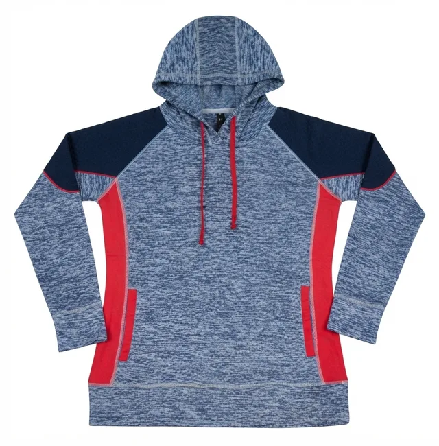 Blue, Navy & Red Casual Hoodie, reference view