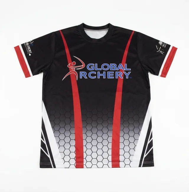 Black, Red & Grey Custom T-Shirt, reference view