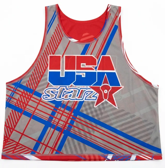 Red, White & Blue Lacrosse Jersey, view 4