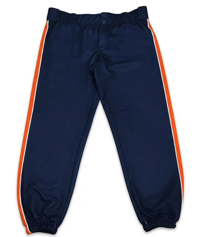Navy & Orange Baseball Pants