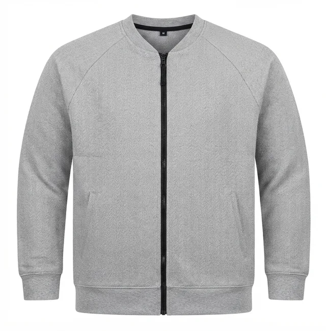 Light Grey & Black Casual Jacket, reference view