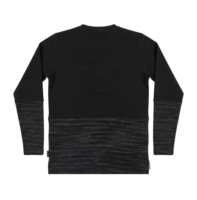 Black & Grey Casual Sweatshirt, view 2