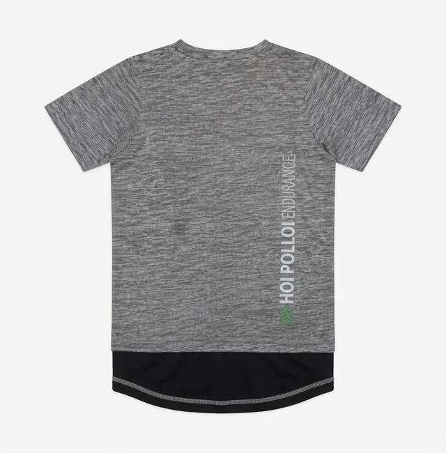 Grey, Black & Green Casual T-Shirt, view 2