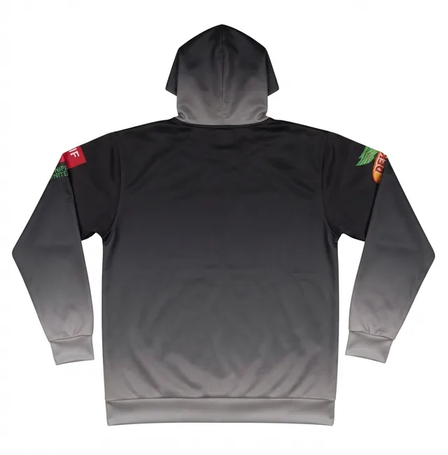 Black & Grey Custom Hoodie, view 2