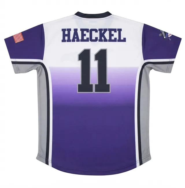 White, Purple & Grey Custom T-Shirt, view 2