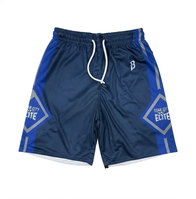 Navy, Blue & Grey Basketball Jersey, view 2