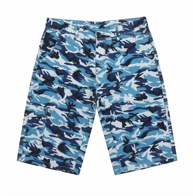 Blue & White Casual Shorts, reference view