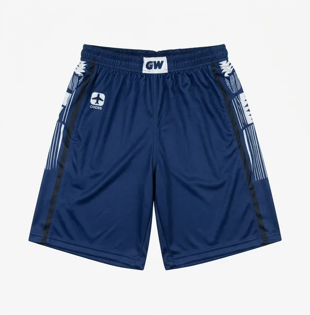 Navy & White Basketball Jersey, view 2