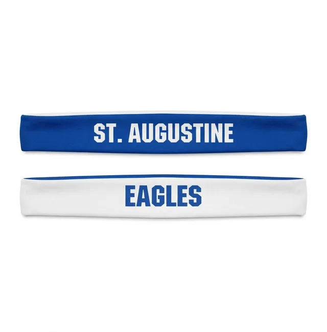 Blue & White Sports Headband