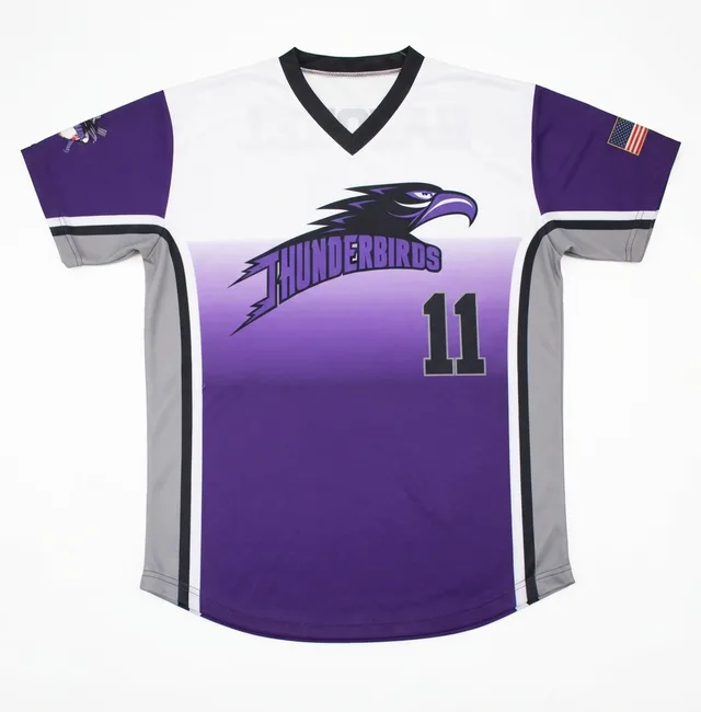 White, Purple & Grey Custom T-Shirt