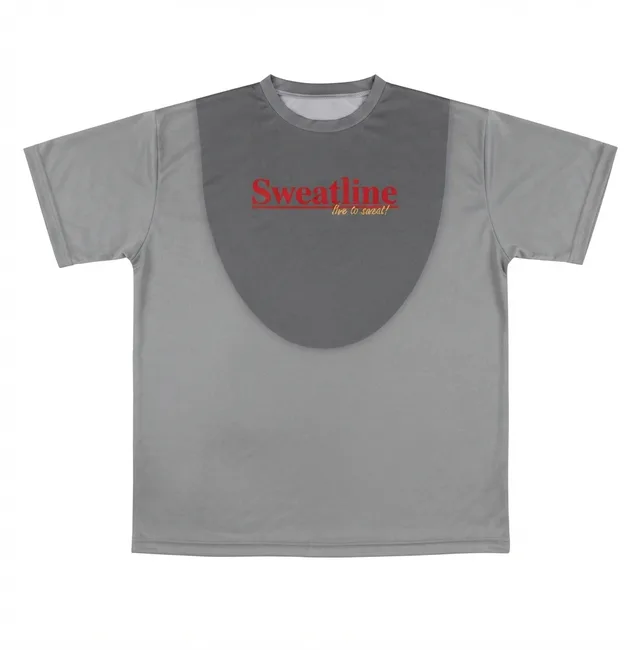 Grey & Red Casual T-Shirt