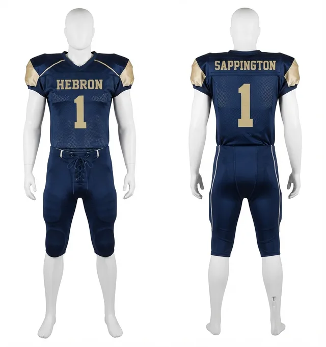 Navy & Grey American Football Jersey