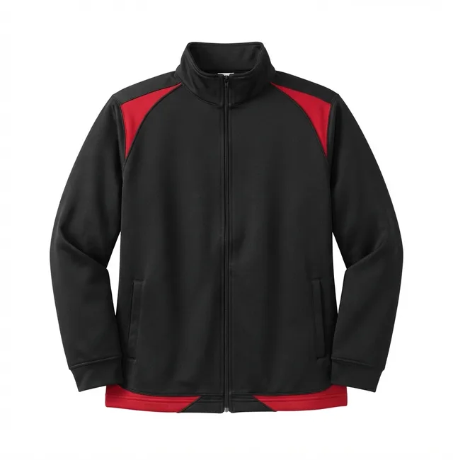 Black & Red Casual Jacket, view 2