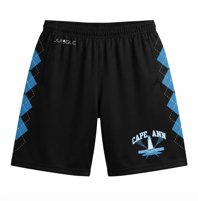 Black & Blue Custom Shorts, reference view